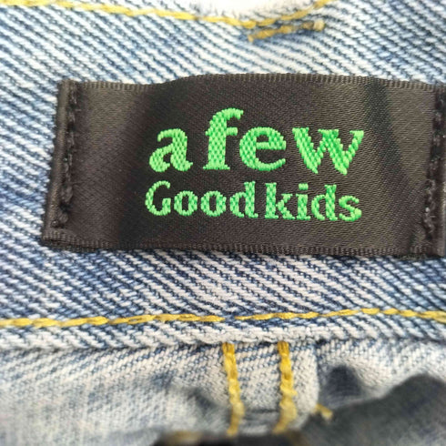 アフューグッドキッズ A FEW GOOD KIDS 刺繍 デニムパンツ メンズ  L